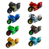 A collection of five golden ninja building block figures in various colors and styles.