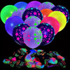 Glow-in-the-Dark Neon Balloons (60 Pack) – 12 Inch Party Decorations