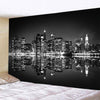 New York City Night View Tapestry Wall Hanging