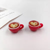 Kawaii Latte Coffee Cup Charms for DIY Jewelry Making