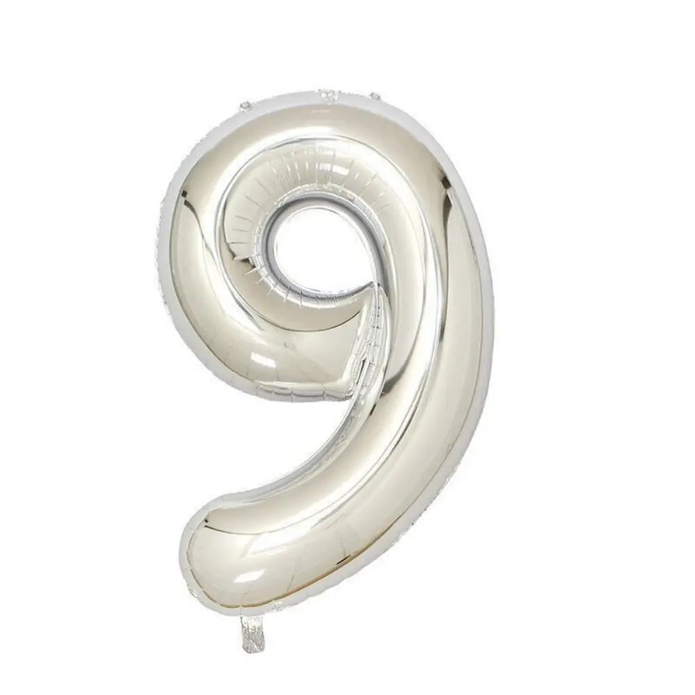 Large Red Number Foil Balloon for Birthday and Anniversary Decor