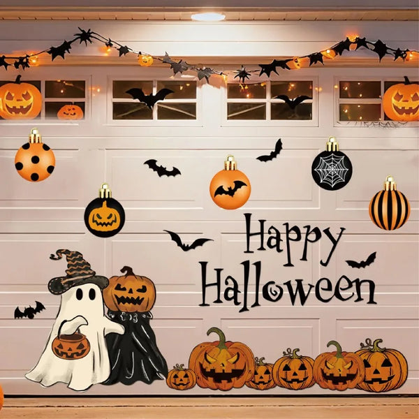 Spooky Halloween Garage Door Magnet Set (23 Pieces)