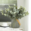 Artificial Eucalyptus Leaf Stems – Silk Greenery for Weddings & Home Decor