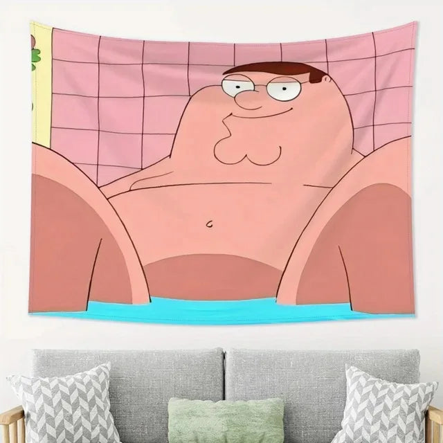 Family Guy Peter Griffin Meme Tapestry Wall Hanging