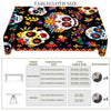 Day of the Dead Skull Print Tablecloth – Waterproof & Festive