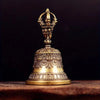 Tibetan Bronze Decorative Bell with Keychain