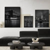 New York City Nightscape Canvas Art – Brooklyn Bridge and Manhattan Skyline