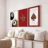 Frameless Leopard & Black-White Gallery Canvas Poster Set (3-Piece)
