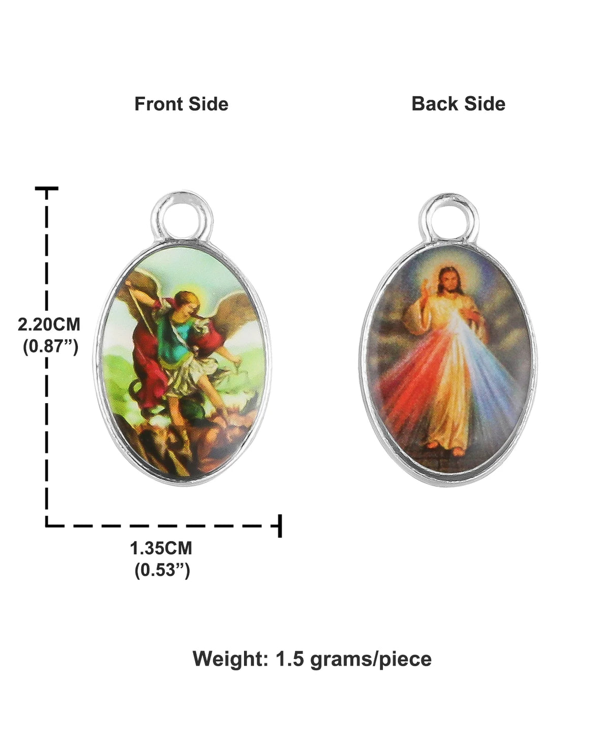 Divine Mercy St. Michael Christian Pendants