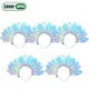 LED glowing headband featuring blue and purple light effects for parties and cosplay