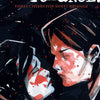 A dark, stylized illustration featuring two figures with red paint splatters, promoting My Chemical Romance and sweet revenge