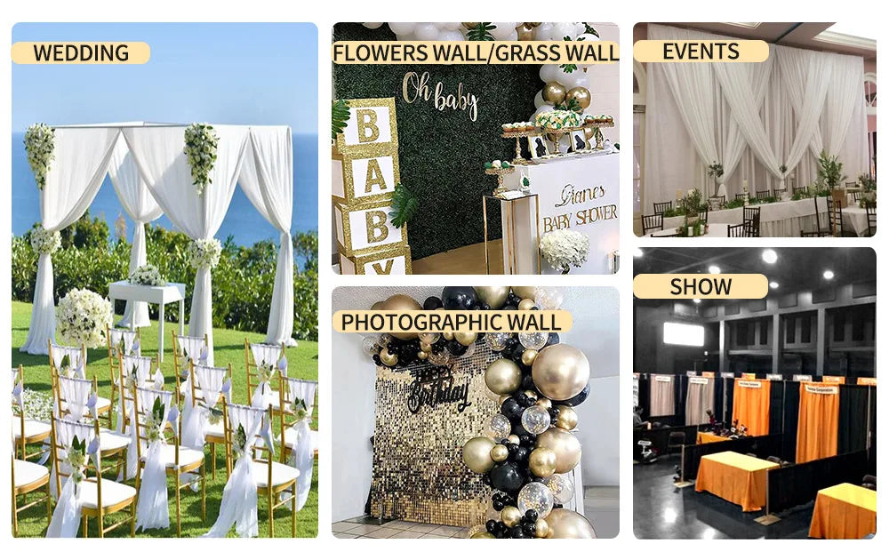 Telescopic Aluminum Backdrop Stand with Crossbar