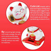 A cute cat shaped from light energy, with a loyal smiling face and a gold nugget in its hand.