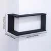 Corner Floating Wooden Wall Shelves for Home Decor