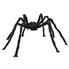 A black Halloween spider web LED string light for haunted house decor.