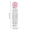 Cutter multifonction rose avec lame et guide en plastique transparent, longue de 35,5 cm.