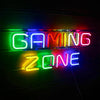 Neon 'Gaming Zone' LED Sign with USB Power