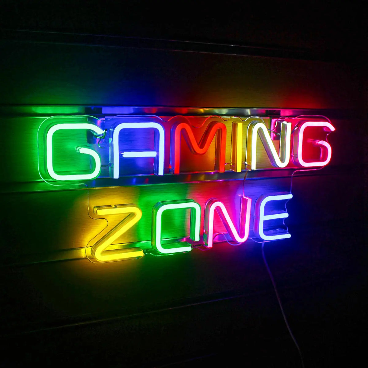 Neon 'Gaming Zone' LED Sign with USB Power