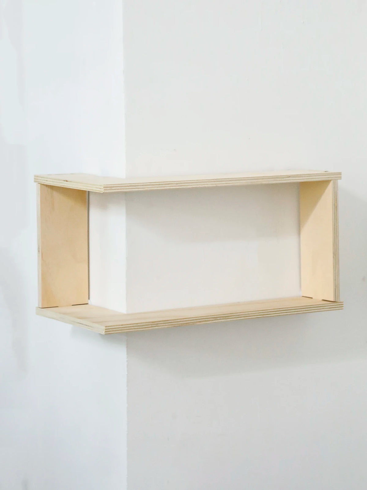 Corner Floating Wooden Wall Shelves for Home Decor
