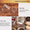 Various packaging options including an opp bag and a transparent acrylic case for commemorative coins.