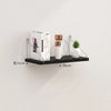 No-Drill Floating Wall Shelves for Living Room, Bedroom, and Entryway