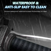 Close-up of a black silicone handlebar grip cover for motorcycle use.