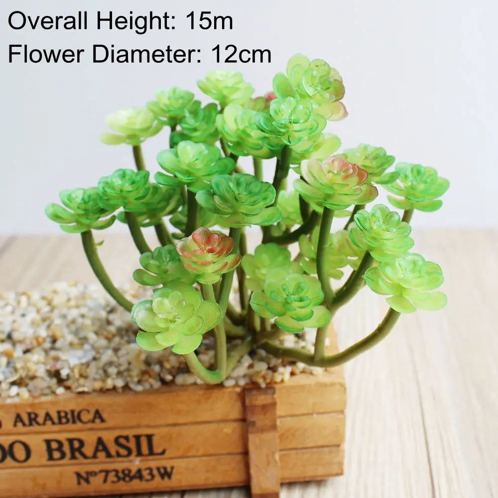 Artificial Succulent Bonsai for Desk & Home Decor