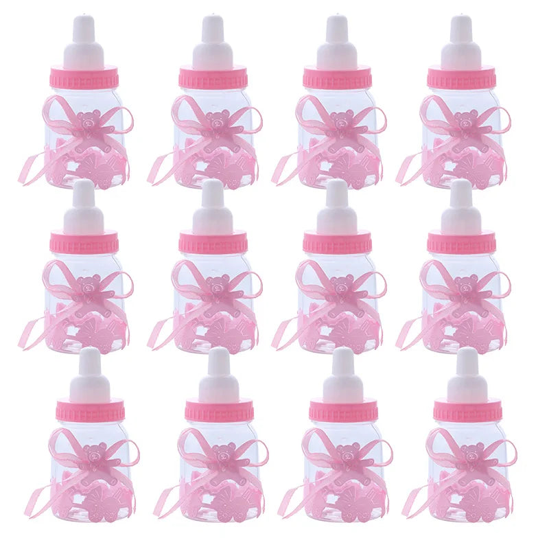 Baby Bottle Candy Favor Boxes for Baby Showers and Gender Reveals