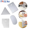 Stainless Steel Cake Scraper & Fondant Smoothing Tool