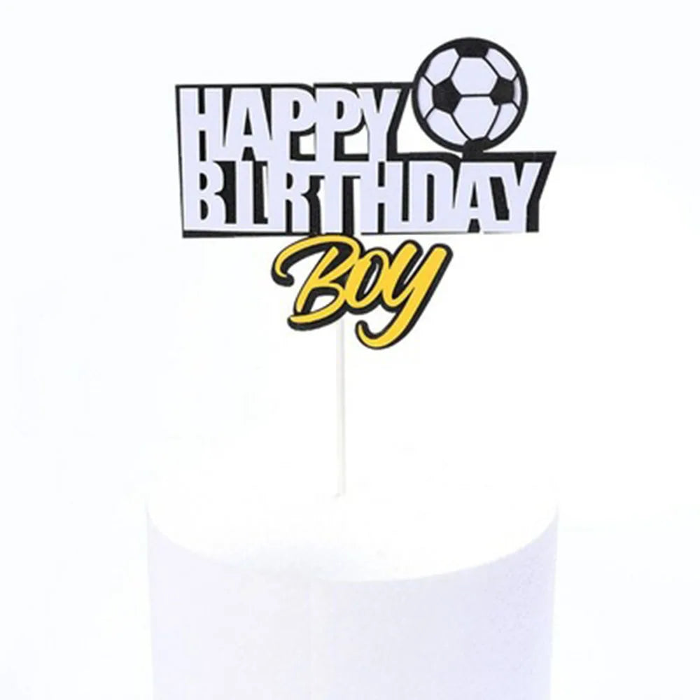 Soccer Ball Cupcake Toppers for Sports-Themed Parties