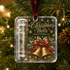 Crystal Clear Christmas Cash Gift Holder Ornaments