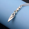Jett Inspired Blade Storm Crystal Pendant Necklace