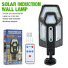 Solar Powered Motion Sensor Wall Light with Remote Control