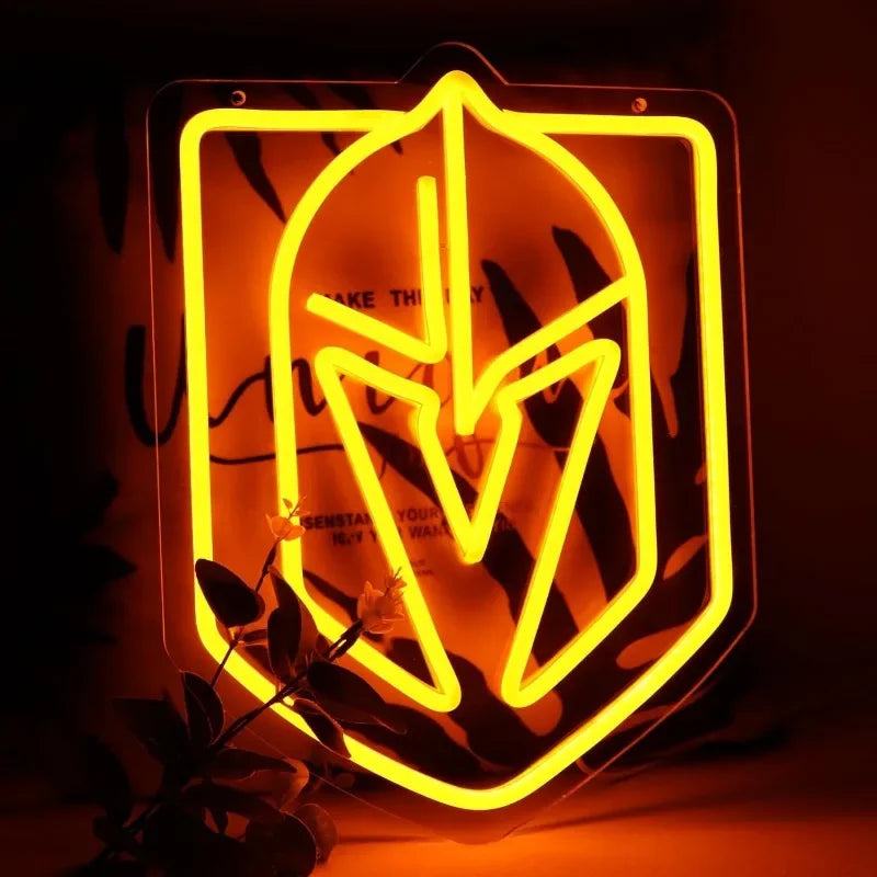 Football Neon Sign LED Wall Light for Fan Rooms and Bars