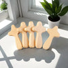 Set of 5 Wooden Pocket Prayer Crosses