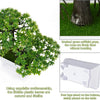 Artificial bonsai tree decoration with plastic leaves and four legs for table display