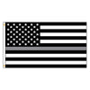 A flag design featuring the stars and stripes pattern with a thin line design.