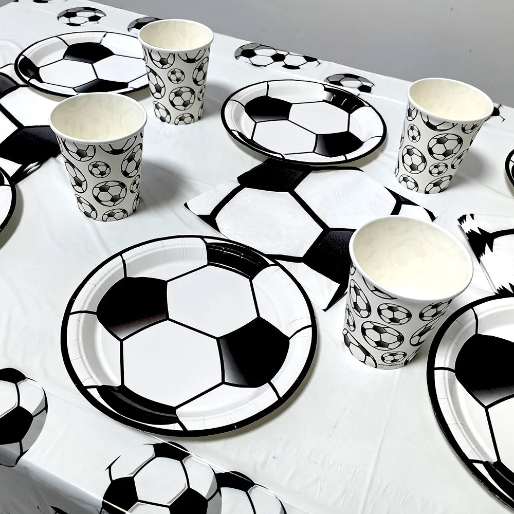 Soccer Party Disposable Tableware Set