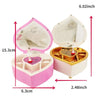 Heart-Shaped Ballerina Music Box