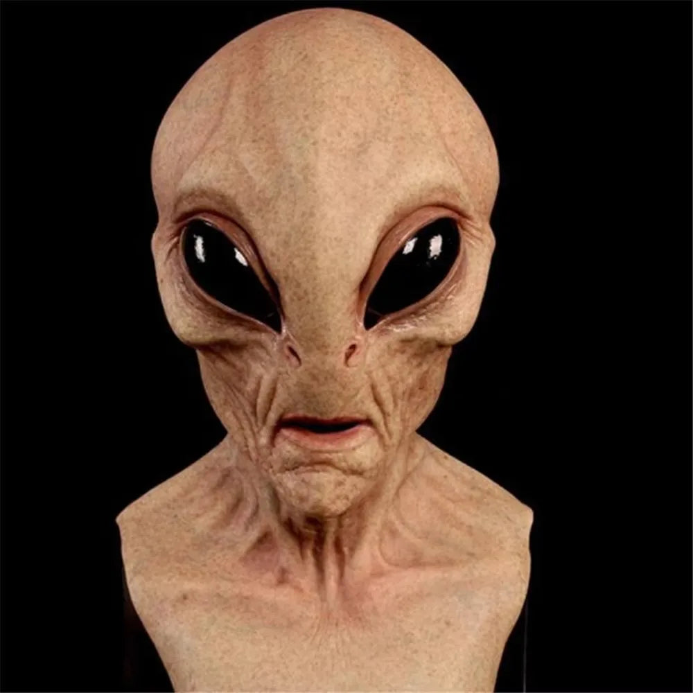 UFO Alien Latex Mask for Halloween Cosplay