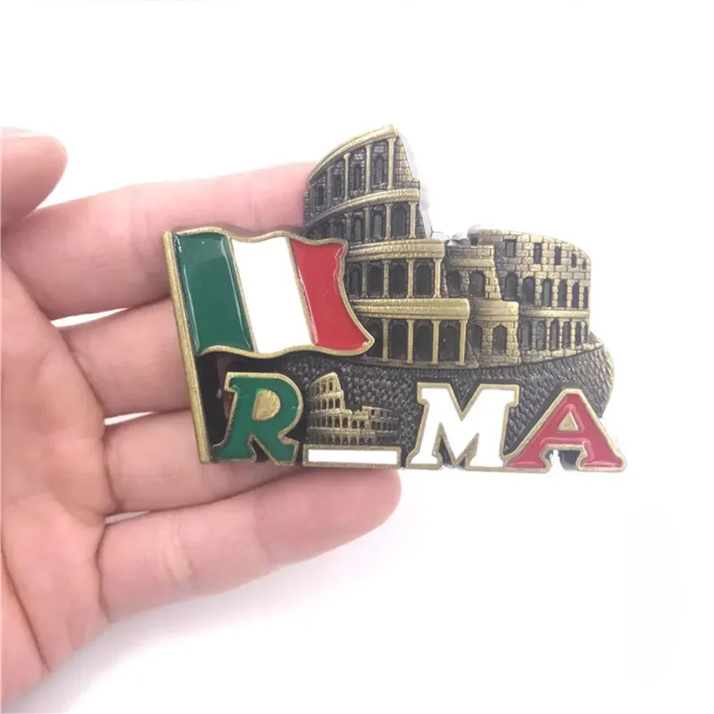 Travel Souvenir Fridge Magnets Set