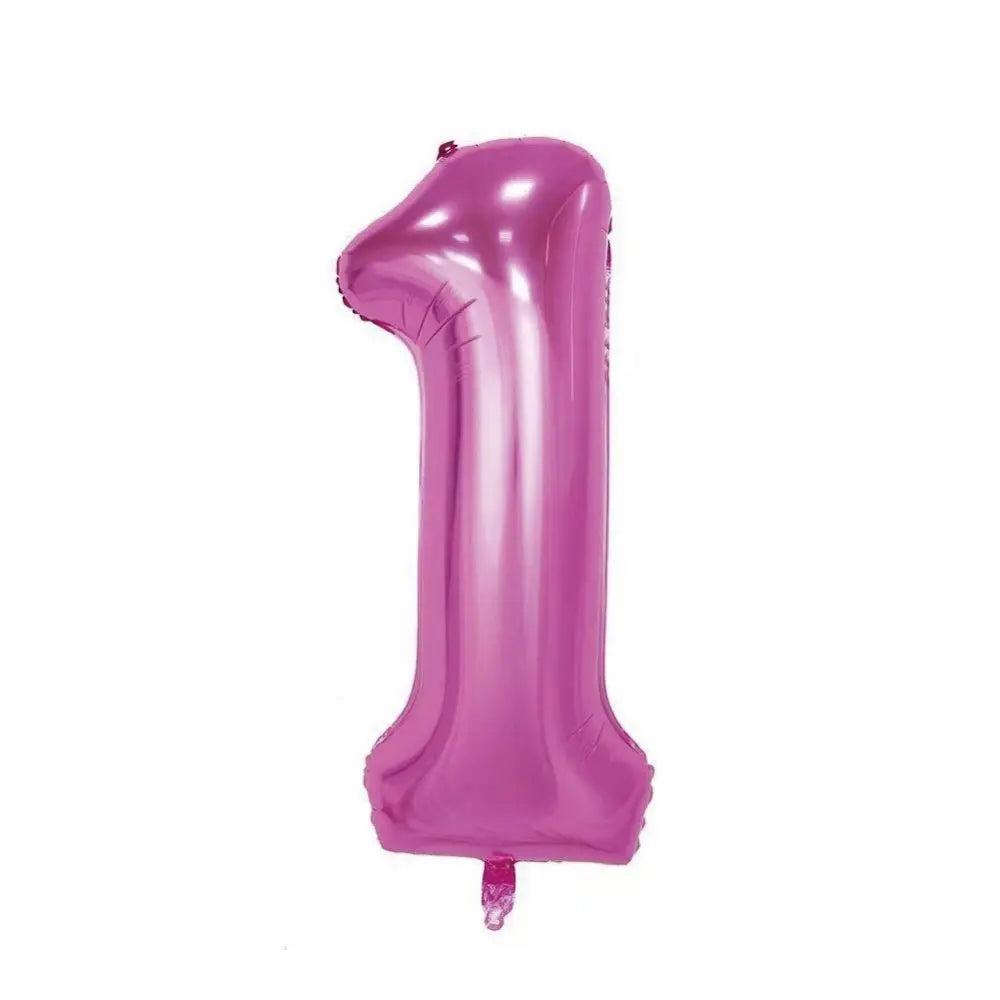 Large Red Number Foil Balloon for Birthday and Anniversary Decor