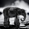 Boho Elephant Resin Statue – Handcrafted Ethnic Home Decor