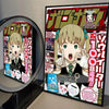 Anime poster featuring a character from Soul Eater in a dynamic pose with text and graphics.