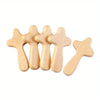 Set of 5 Wooden Pocket Prayer Crosses