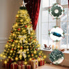 USB-Powered Waterfall Christmas Tree Lights with Remote