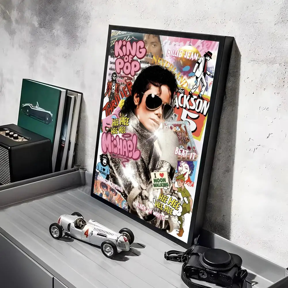 Michael Jackson Iconic Poster Wall Decal – HD Self-Adhesive Art