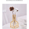 Handcrafted Iron Hollow Vase for Flower Arrangements
