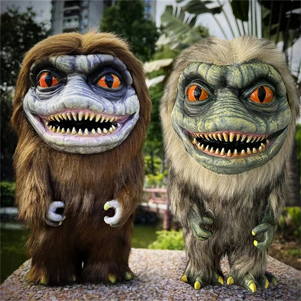 Creepy Furry Alien Monster Decoration