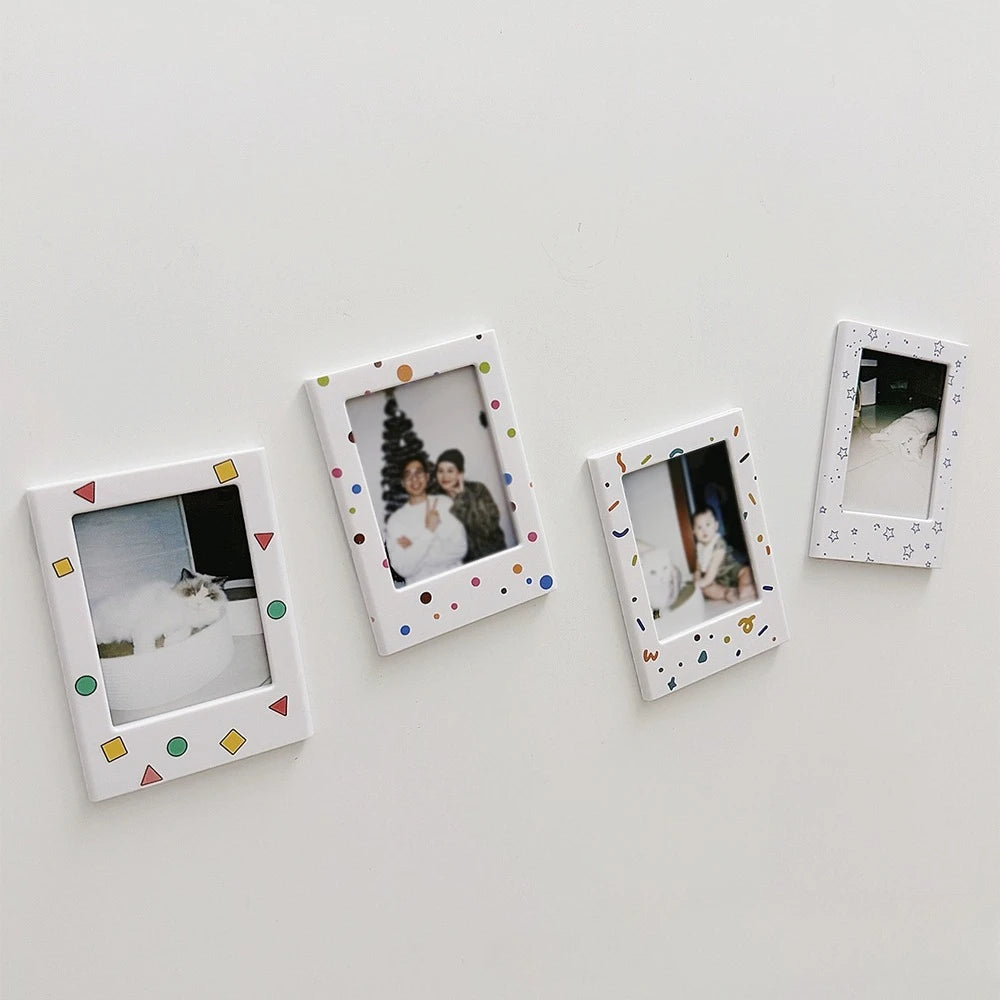 Magnetic Mini Photo Frames for Refrigerator – Fun Display for Instant Photos
